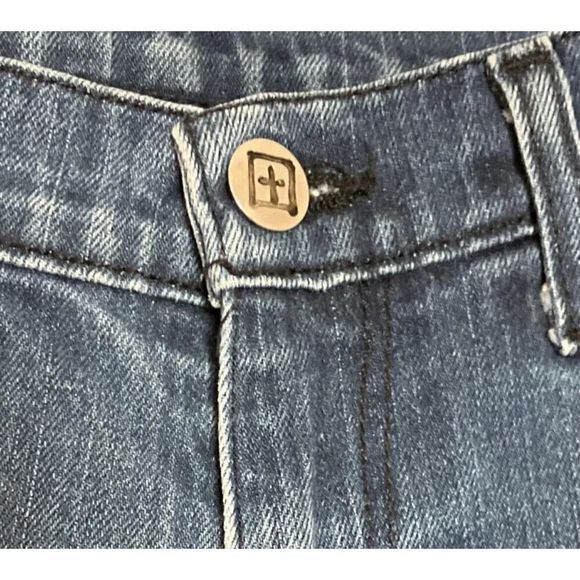 Ksubi Jeans Skinny Leg Blue Denim Womens Designer Zip Leg US Size 27 - Picture 3 of 7